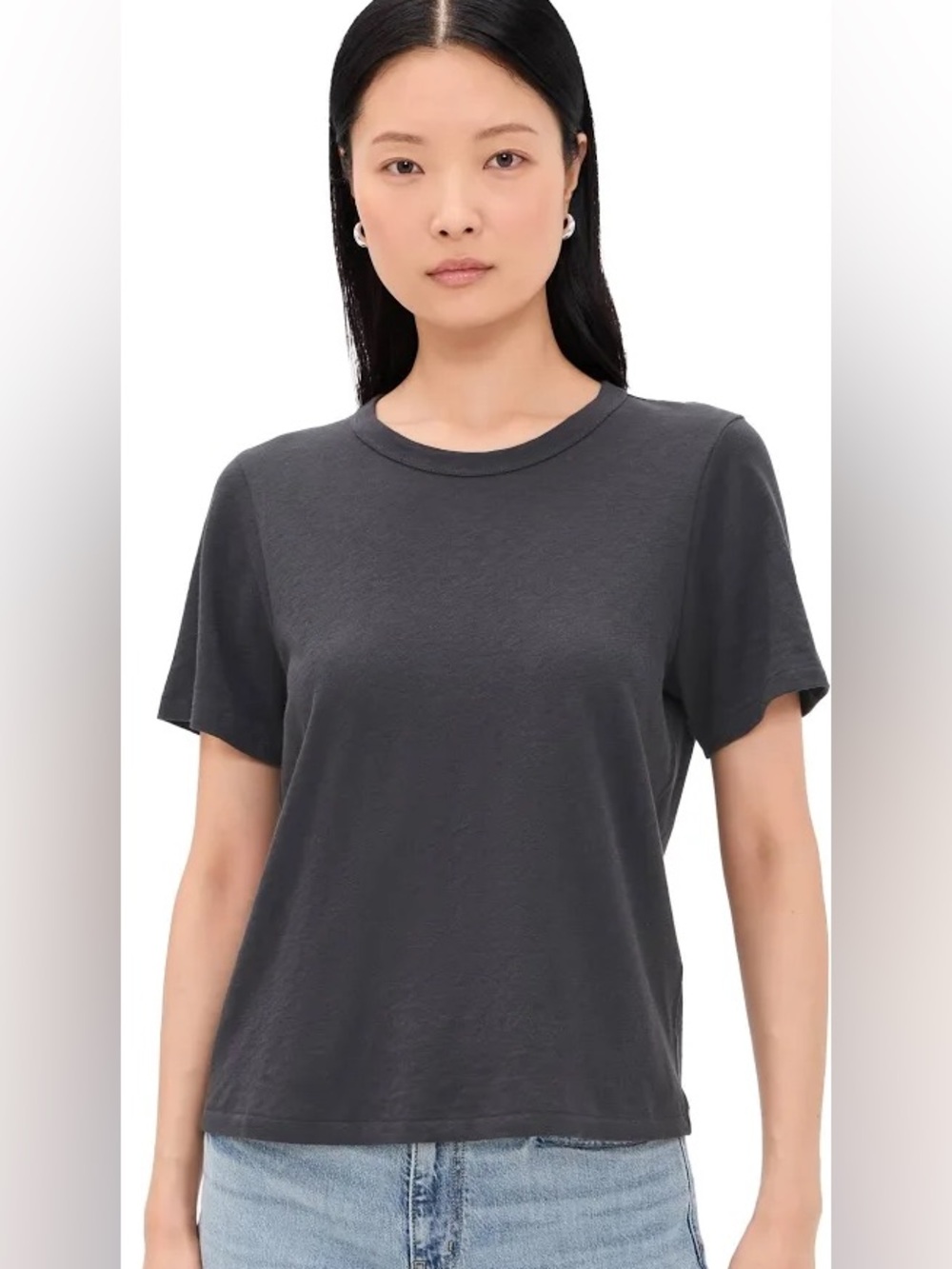 Faherty Sunwashed Essential Tee (Washed Black) size - XL #D139